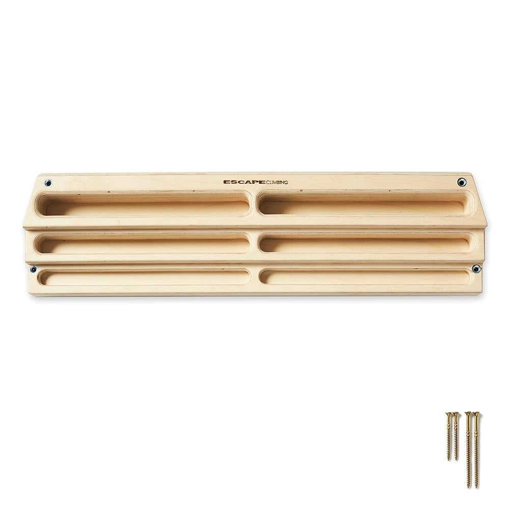 Hangboard Wood Training Tool For Grip Strength Conditioning Rock Bouldering Fingerboard