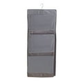 thumbnail image 1 of Hanger Bag Storage Bag Hanging Organizer for Handbags Purses with 6 Compartments Transparent Window Space Saving Closet Storage 14.2X33.5 Inch, 1 Storage Bag, 1 of 1