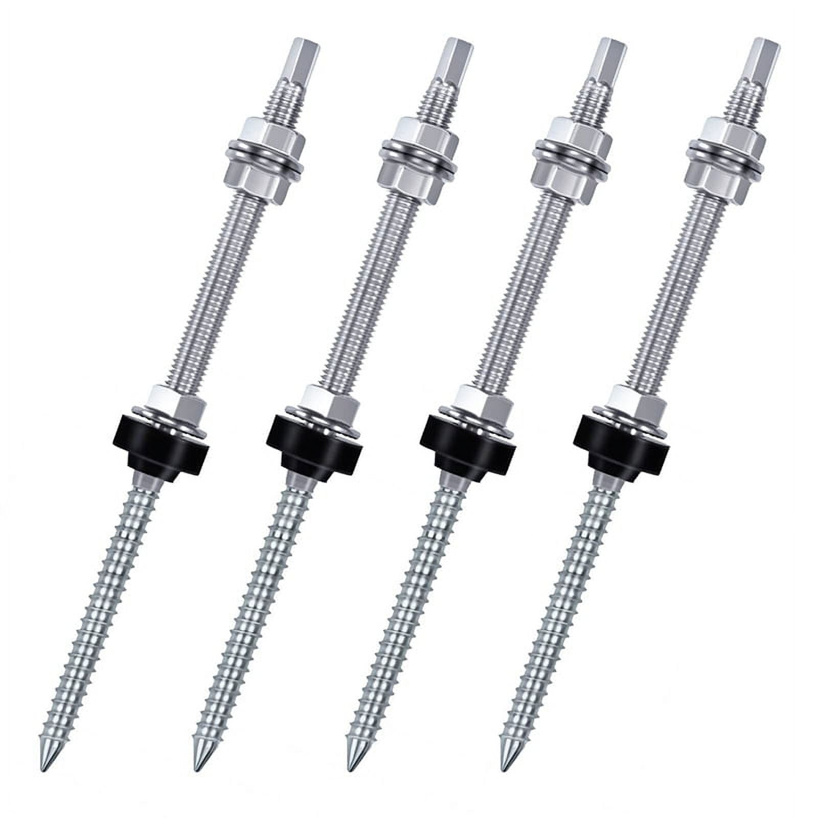 Hanger Bolts, M10 X 200 Mm, PreAssembled, V2A, HeightAdjustable, for