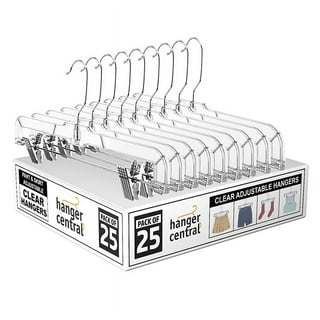 https://i5.walmartimages.com/seo/Hanger-Central-Durable-Clear-Plastic-Pants-Clothing-Hangers-with-Clips-14-inch-25-Pack_9cda1b62-3dbd-426f-b9d6-29267bb46c7e.2fcbfc2fd6c32cc6822e74d0f1966b69.jpeg?odnHeight=320&odnWidth=320&odnBg=FFFFFF