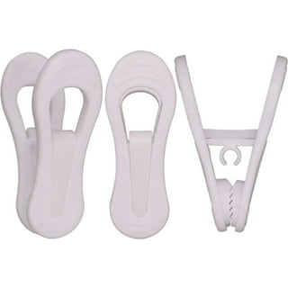 Dofulay 20 Pack Plastic Finger Clips for Hangers,Pants Hanger