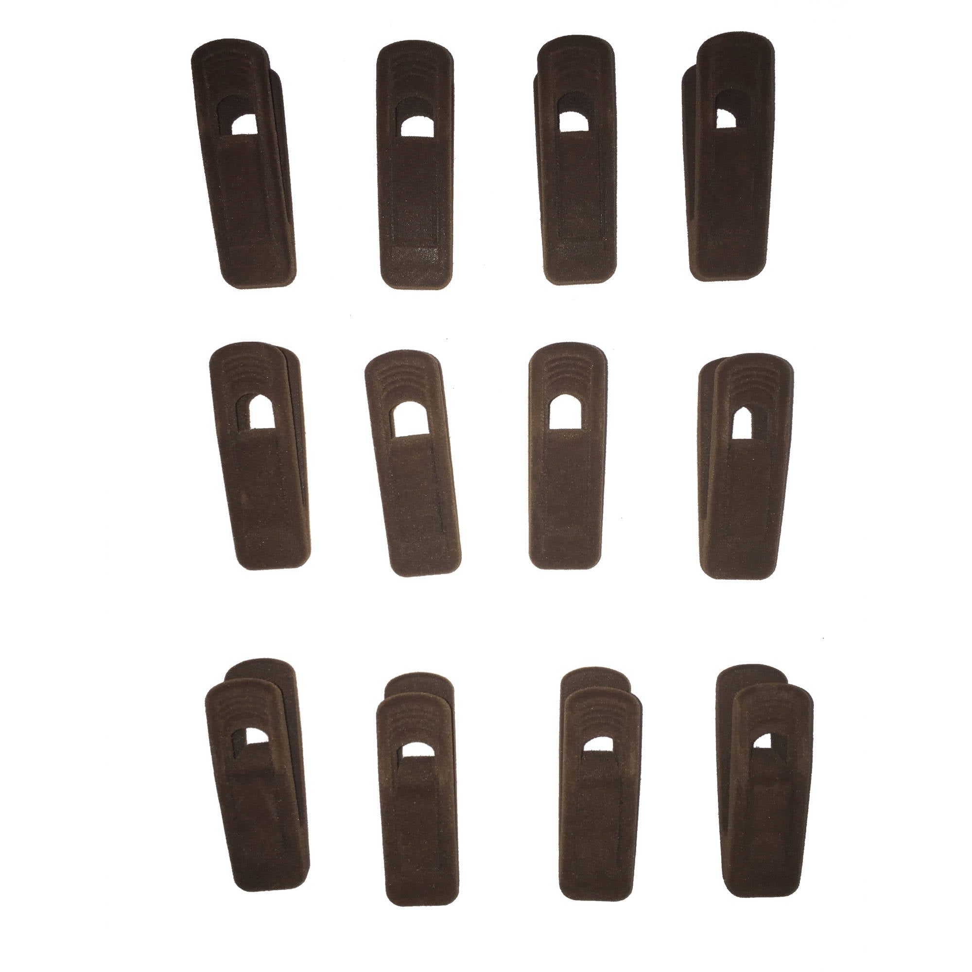 Hanger Clips, Set of 12, Maroon