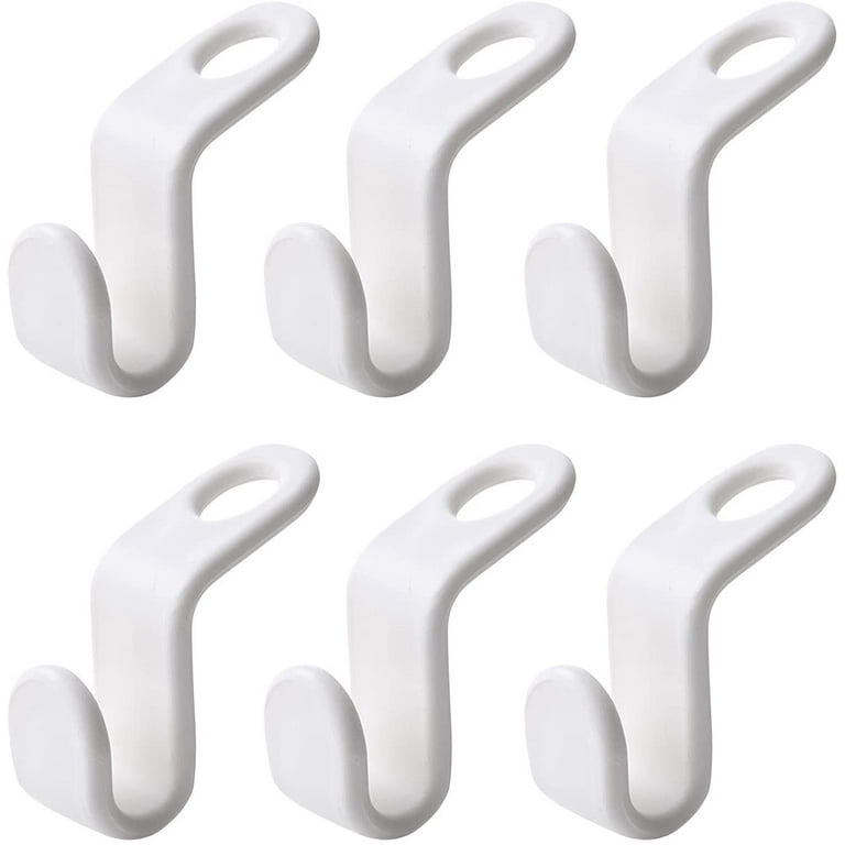 Hanger Connector Hooks, 6/12/24 PCS Cascading Clothes Hanger Connector Hooks,  Clothing Space Saving Hanger Hooks Plastics Hanger Extenders Connect Hook  for Hanger Stacking Save Space 