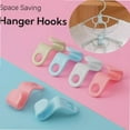 thumbnail image 1 of Hanger Connector Hooks for Clothes Storage，Space Saving Organizer，Space Saver Hangers，Hangers Accessory Heavy Duty Space Saving for Closet, 1 of 5