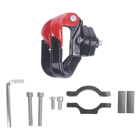 Hanger Hook for Electric Scooter Hanging Adjustable Pothook for Poles Bike Red