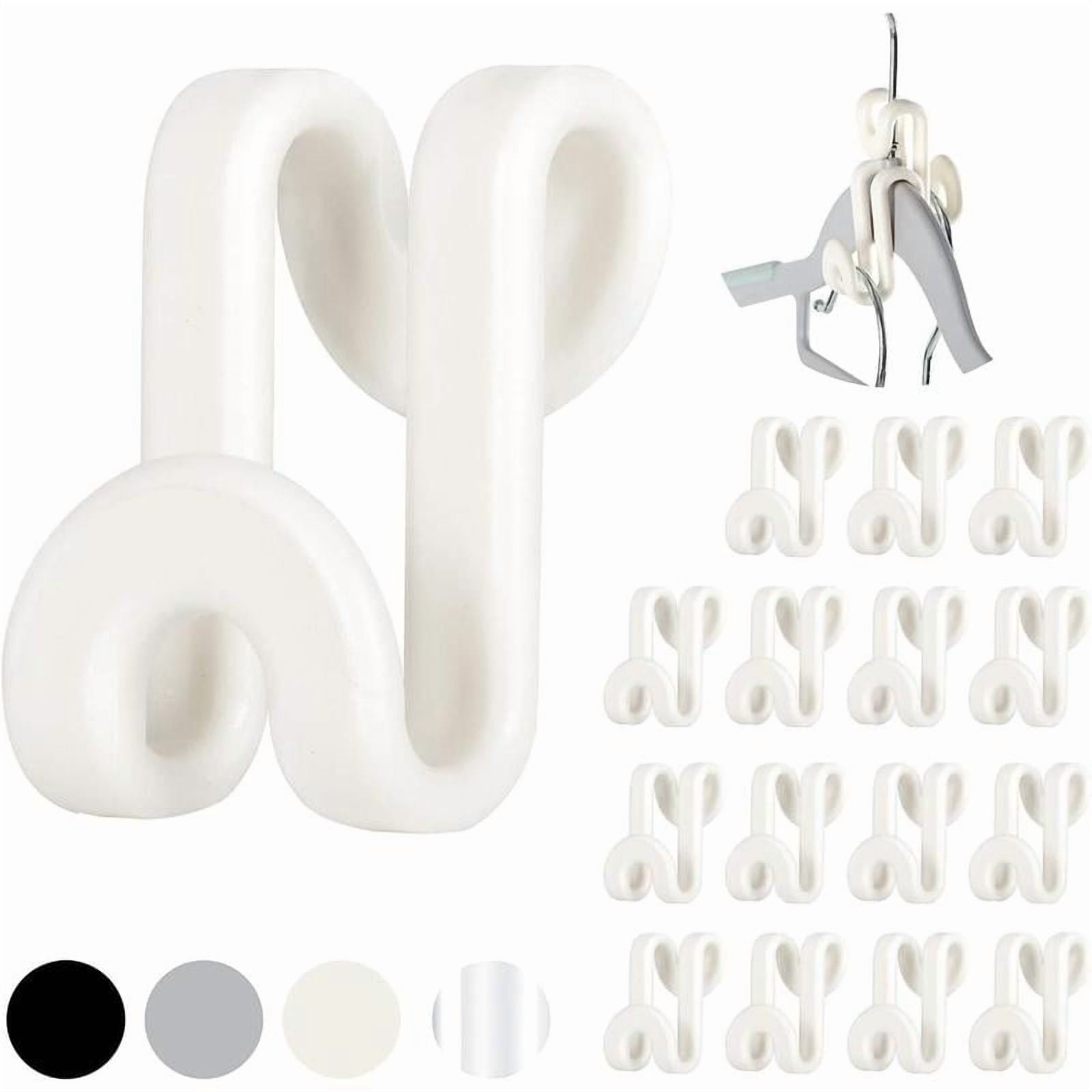 Hanger Hooks Space Saving, 60 Pack Clothes Hanger Connector Hooks ...