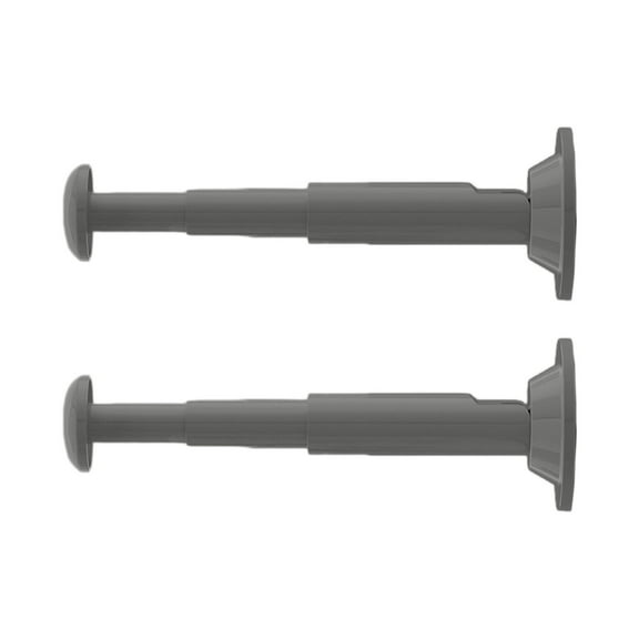 Hanger Organizer Rack Extendable Clothes Hanger Stacker (2-Pack) for Washing Machine/Dryer, Space-Saving Suction Cup Storage Holders, Adjustable, Beige