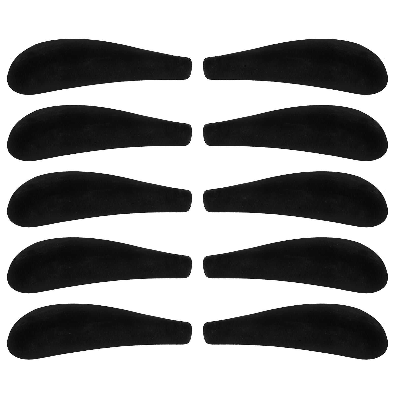 Eease 10Pcs Flocking Hangers Shoulder Pads Pink Hanger Protectors