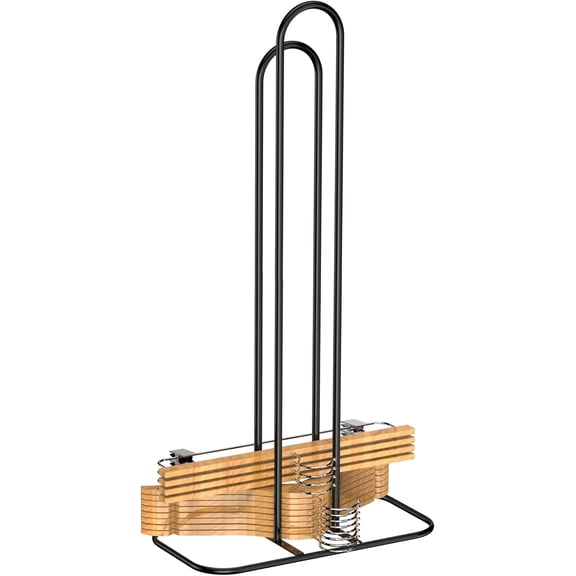 Hanger Stacker Organizer, 33 inch Height Stand, Clothes Hanger Storage Rack, Laundry Room, Black