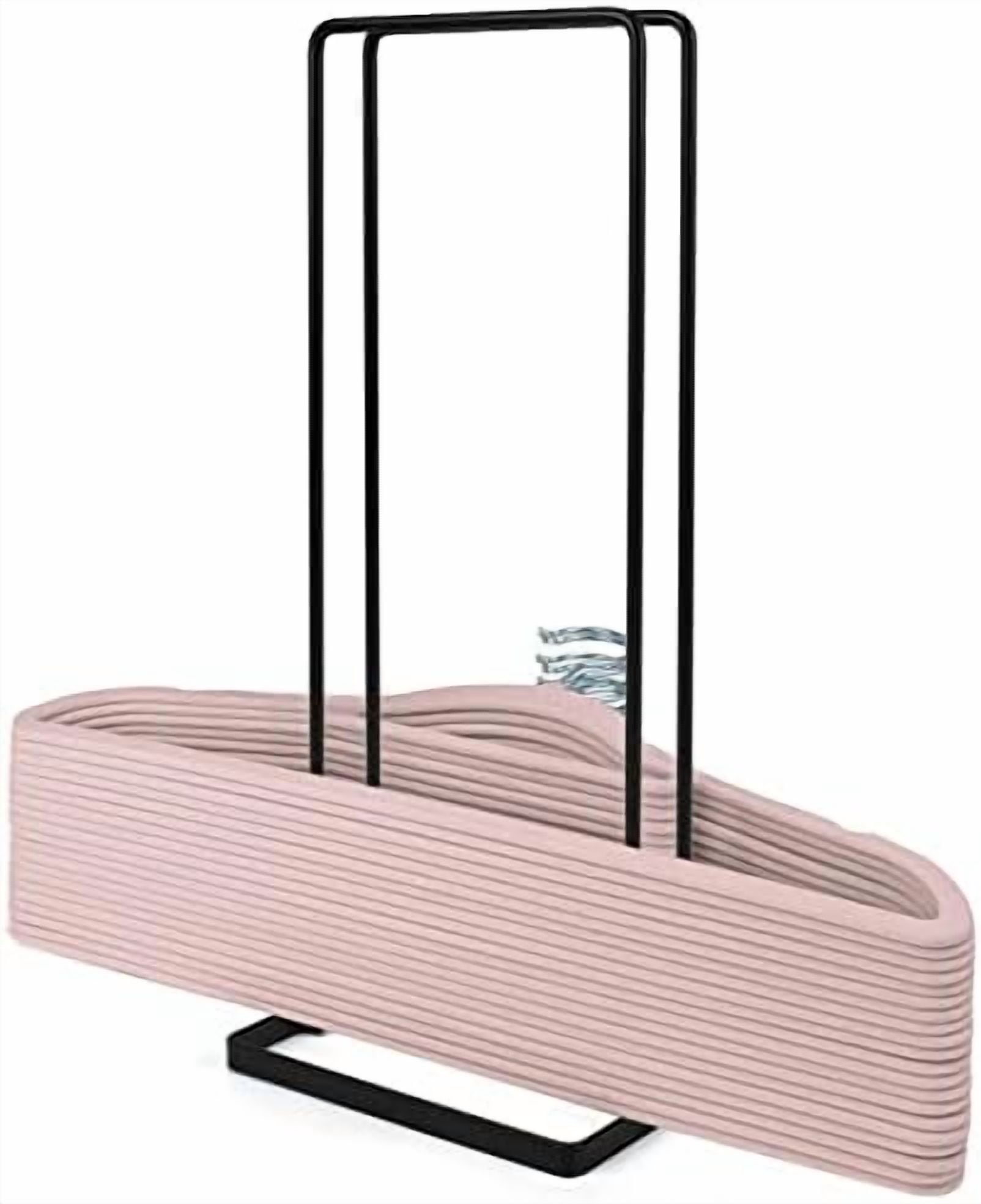 Hanger Storage Stacker Stand, Holds Up 110 Wire Clothes Hangers for ...