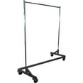 thumbnail image 1 of Only Hangers GR600 Heavy Duty 400lb Capacity Z Rack, 63" Length with Adjustable Height Chrome Uprights and Black Base with Commercial Grade Casters, One Rack, 1 of 1