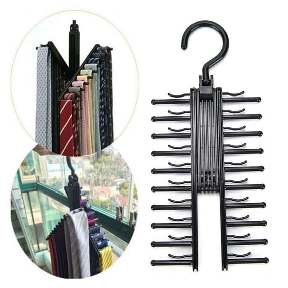 ULTNICE Tie Belt Hanger Tie Hanger Abs Plastic 3Pcs 11.4X5.1X0.4In