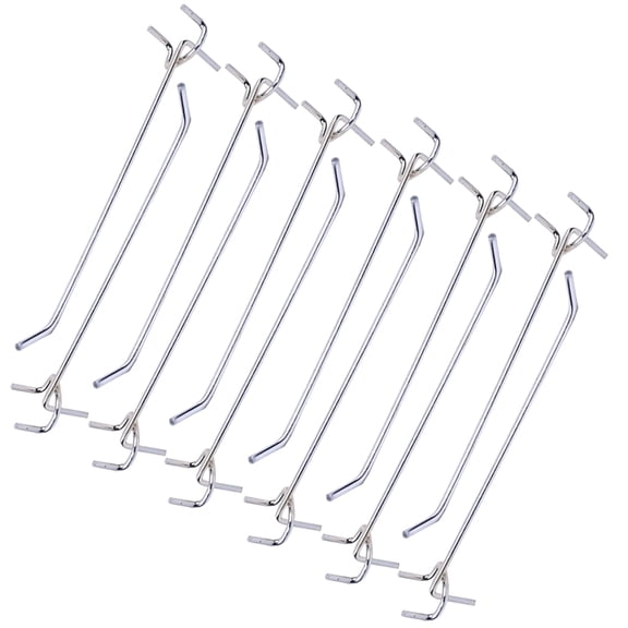 NIAIZEK 50-Pack Iron Door Back Hooks for Bathroom, Home Storage and Wall Organization, Hangers for Easy Hanging