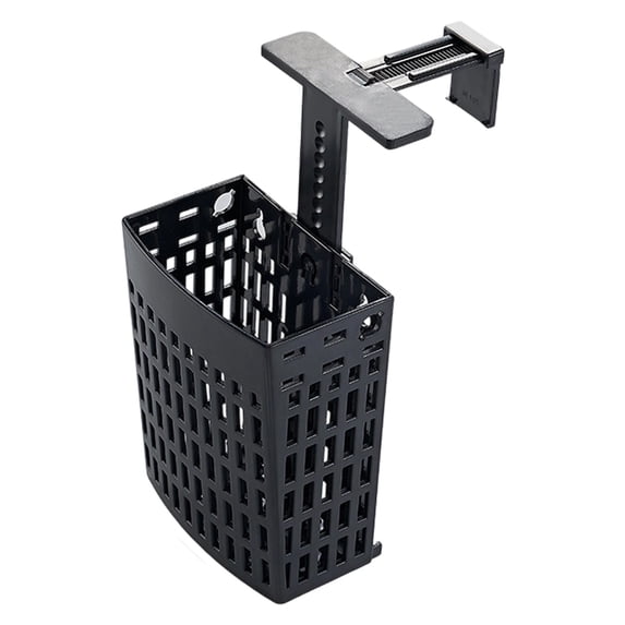 Hanging Aquatic Plant Basket, Adjustable Aquarium Plant Holder, Fish Tank Hydroponic Planter Basket, Hanging Water Plant Cultivation Fi×ing Pot, Suspended Tank Vegetation Growing Holder, Black