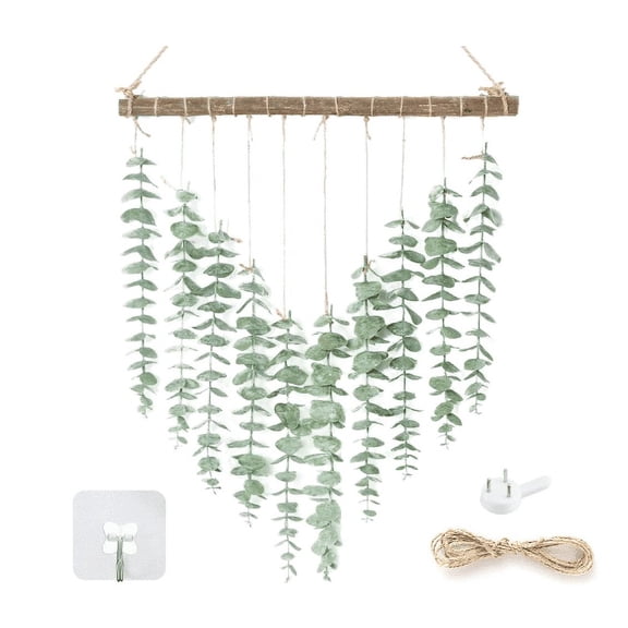 Hanging Artificial Eucalyptus Leaves
