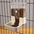 thumbnail image 1 of Hanging Automatic Food Dispenser, 27oz Large Capacity Hanging Pet Cage Feeder for Rabbit Bird Chinchilla Hedgehog Guinea Pig Ferret Kitty Puppy (Gray), 1 of 6