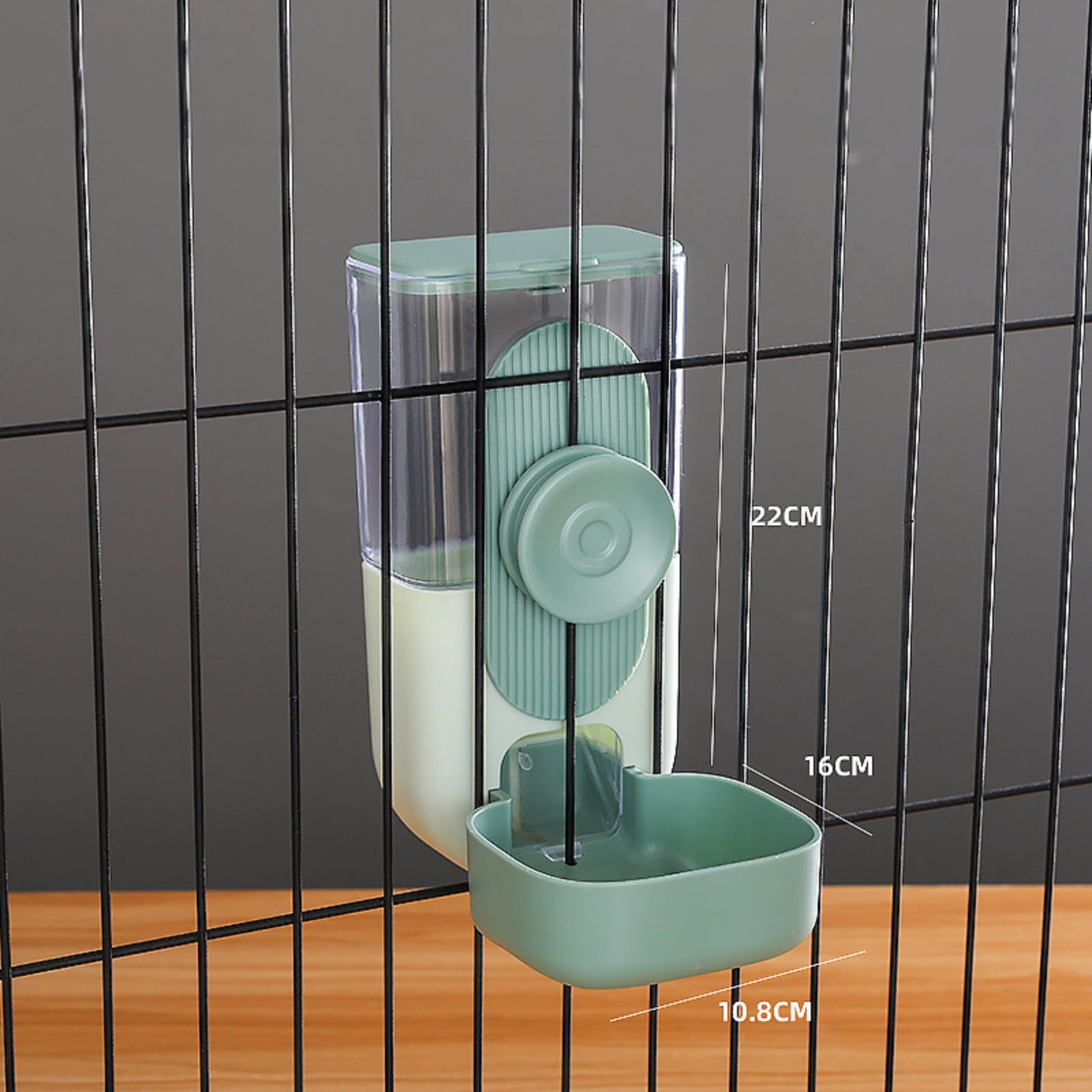 Hanging Automatic Food Water Dispenser, 35oz Rabbit Feeder Guinea Pig