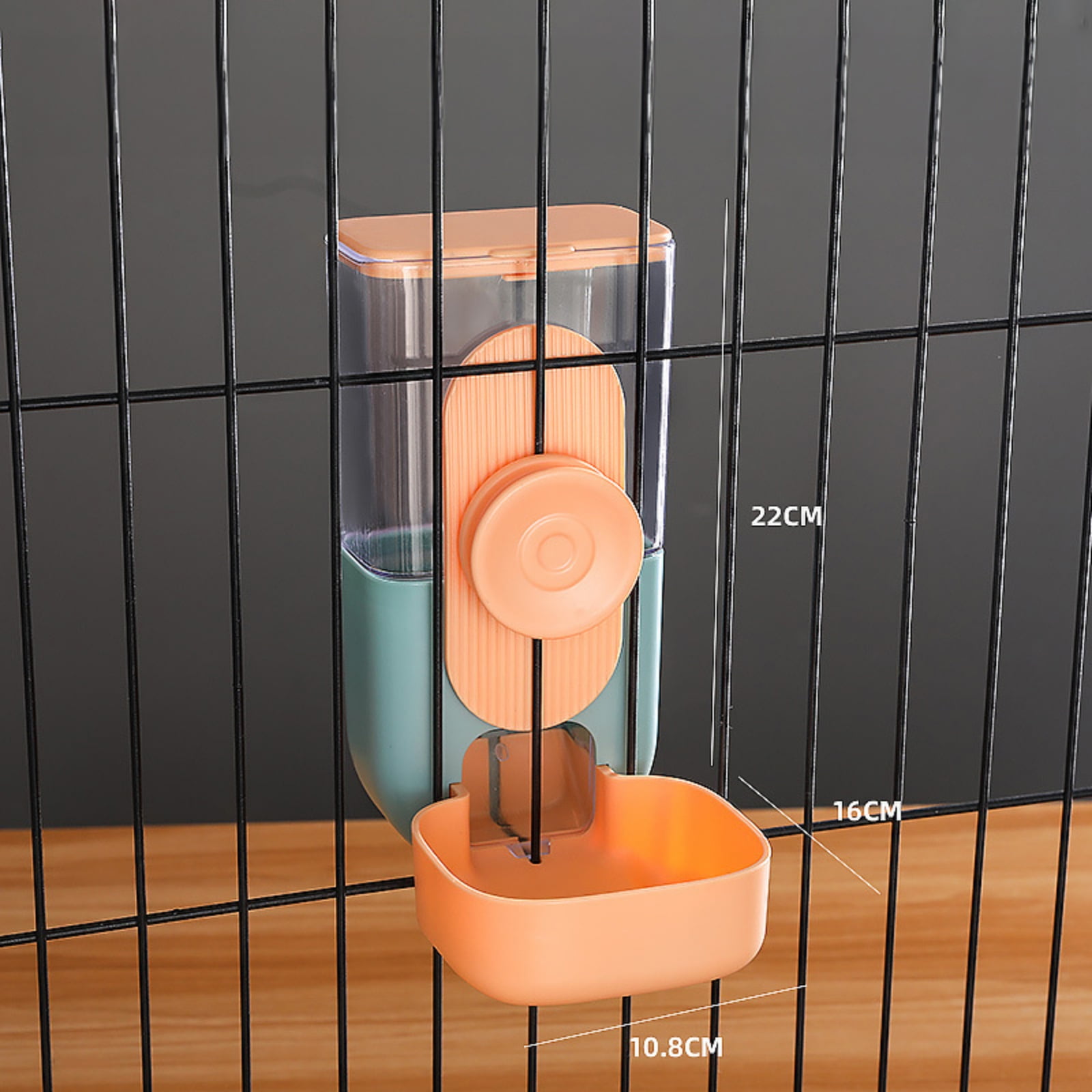 Hanging Automatic Food Water Dispenser, 35oz Rabbit Feeder Guinea Pig