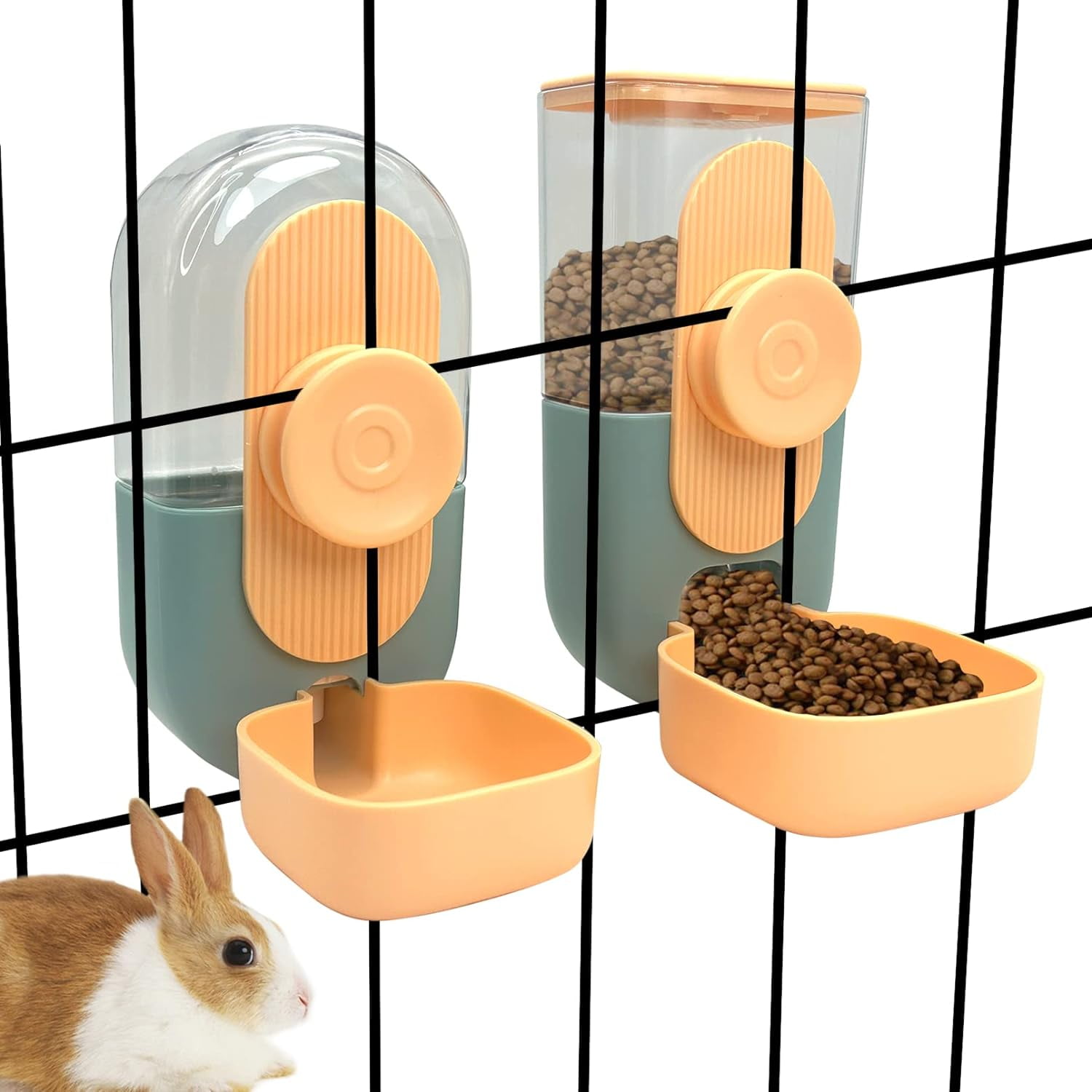 Hanging Automatic Food Water Dispenser Small Cat Feeder and Water