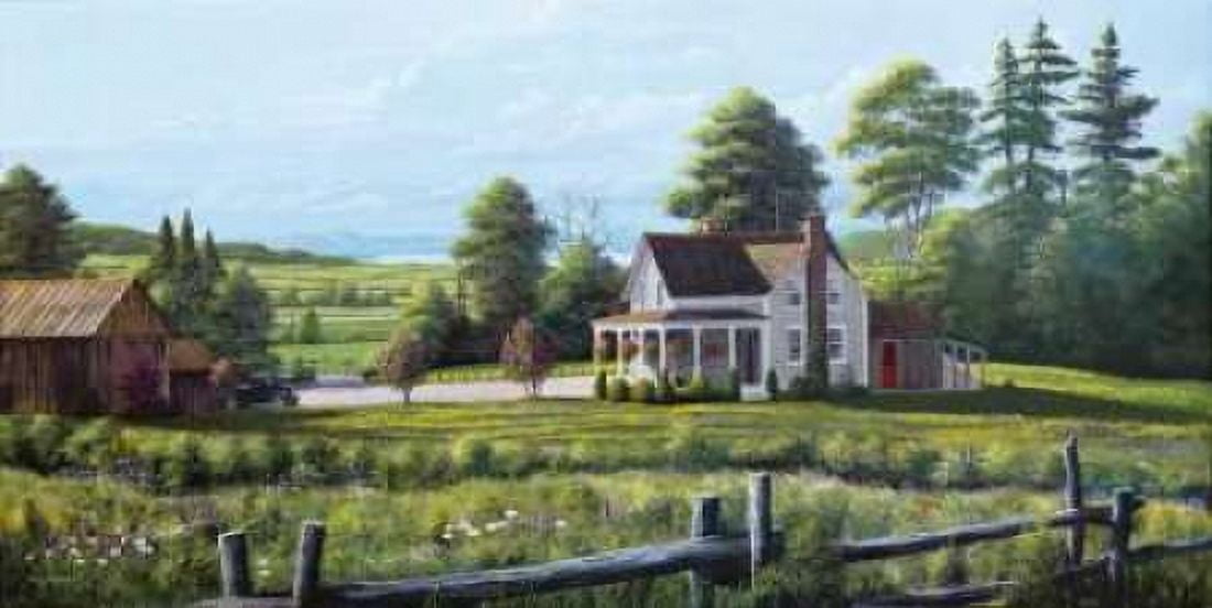 Hanging Basket Canvas Art - Bill Saunders (24 x 48)