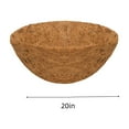 thumbnail image 1 of Hanging Basket Coconuts Fiber Planter Inserts Replacement Liner For Flower Pot, 1 of 3