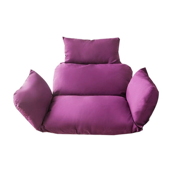 Hanging Basket Cushion Thickened Swing Pad 21x26x5in Indoor Outdoor Egg Chair Lounger Seat Nylon Spandex Cover