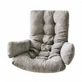 thumbnail image 1 of Hanging Basket Cushion Washable Removable Hammock Swing Cushions Indoor Cushion Pads Mats for Courtyard Patio Hammock Swing , Grey, 1 of 9