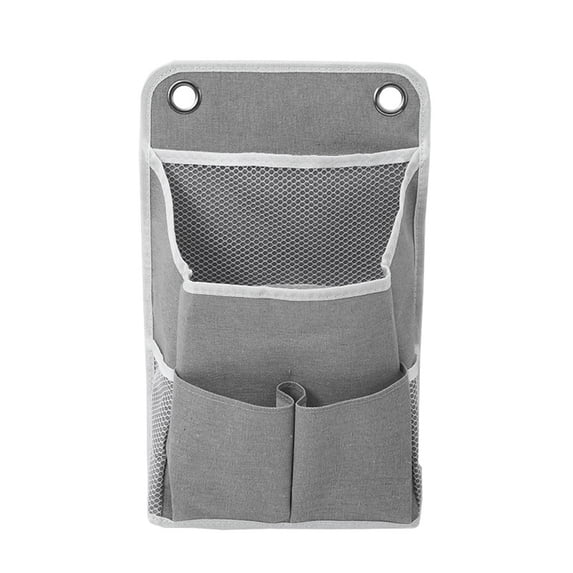 Hanging Basket for Organizing, Wall Organizer with Pockets for Home Closet Office, Bedside Hanging Caddy for Supplies, Back to School Dorm Use, 8.66x3.94x14.17 Inch