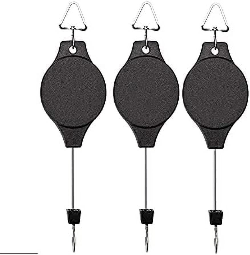 Hanging Basket Pulley, Hanging Basket Extender Heavy Duty Retractable