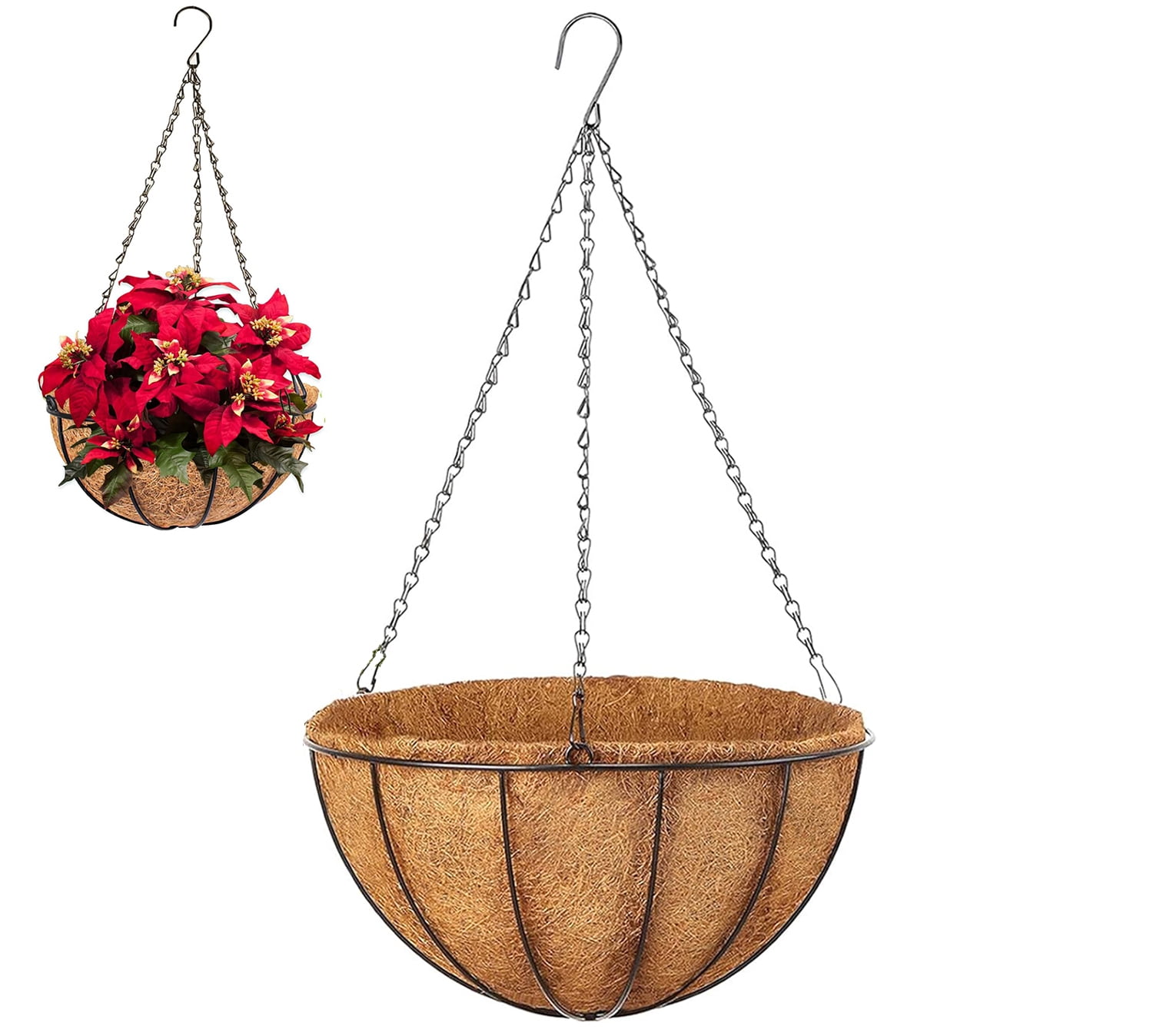 8Pack Self Watering Liners for Hanging Plants Basket,10 X 14\ Plant Basket Insert Watering Devices Coconut Liner Auto Watering Mat for Outdoor Window Box Pot (8, White 8Pack Self Watering Liners for Hanging Plants Basket,10 X 14\ Plant Basket Insert Watering Devices Coconut Liner Auto Watering Mat for Outdoor Window Box Pot (8, White