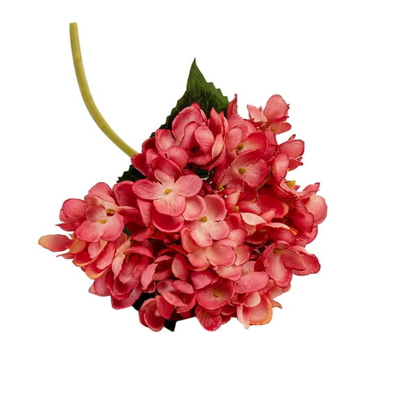 Hanging Baskets with Artificial Flowers for Plants Outdoor, Lifelike Faux Hydrangea Flowers for Garden, Porch, Wedding Decor, Weather-Resistant