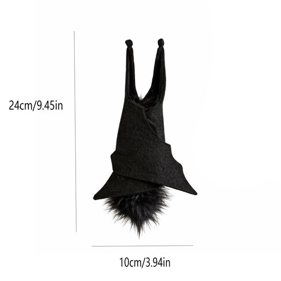 Hanging Bat Ornaments Set of 6, Upside Down Furry Ball Decorations, Spooky Gothic Tree & Vintage House Props for Halloween Party, Realistic Texture, Dark Academia Ambiance, A