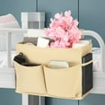 thumbnail image 1 of Hanging Bedside Caddy - Storage Organizer with Pockets for Bunk Beds, Dorm Rooms, Loft Beds | for Books, Magazines, Phone, Remote & Personal Items, 1 of 5