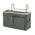 thumbnail image 1 of Hanging Bedside Shelf Organizer - Space-Saving Bedside Storage Caddy for Bunk Beds, Dorm Rooms, and Home Use - Convenient Access to Books, Remotes, Laptops, and More, 1 of 4