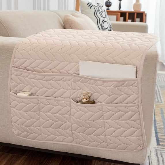 Hanging Bedside Storage Bag,Multi-Pocket Organizer,Sofa and Bedside Storage Pouch,Adjustable Polyester Hanging Organizer for Remote Control,Phones,and Small Personal Items,Space-Saving Hanging Caddy