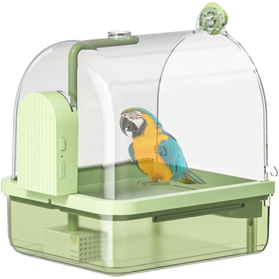 Hanging Bird Bath, 2 Modes Bird Shower for Parakeets, Conure, Budgies