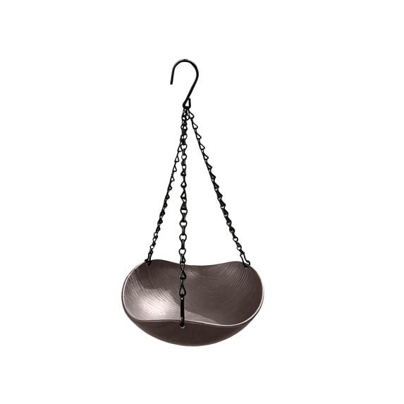 Hanging Bird Bath,Sturdy Chain Mount Structure Suspended Bird Water Feeder for Backyard Outdoor Garden Bird Hydration