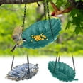 thumbnail image 1 of Hanging Bird Bath and Feeder | Metal Outdoor Garden Waterer with Hook | Rust-Resistant Birdbath for Year-Round Use | 1-Pack, 1 of 5
