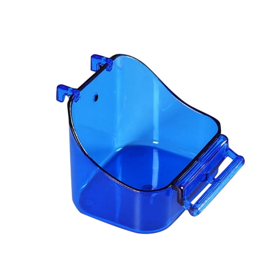 Hanging Bird Cage Bath Tub PP Small Bird Bath Box Easy-Clean Bird Shower Accessory for Lovebirds, Parakeets, Conures & Small Caged Birds Use