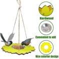 thumbnail image 1 of Hanging Bird Feeder and Bath for Outside, Sunflower Wild Bird Feeder for Outdoors Garden Backyard Balcony Decor, Large Platform Bird Seed Water Feeders Tray, Bird Watching Gifts for Mom Grandma Women, 1 of 7