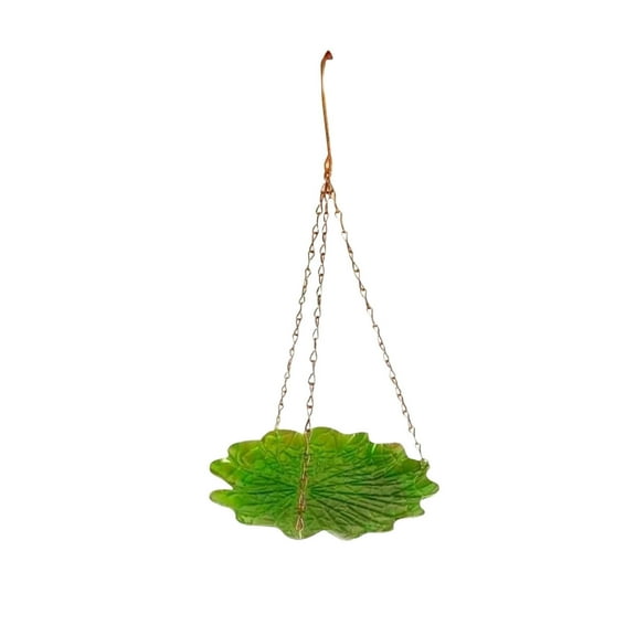 Hanging Bird Feeder, Bird Baths for Outdoors, Glass Bird Bath for Garden and Patio Decor, Pretty Gift Idea