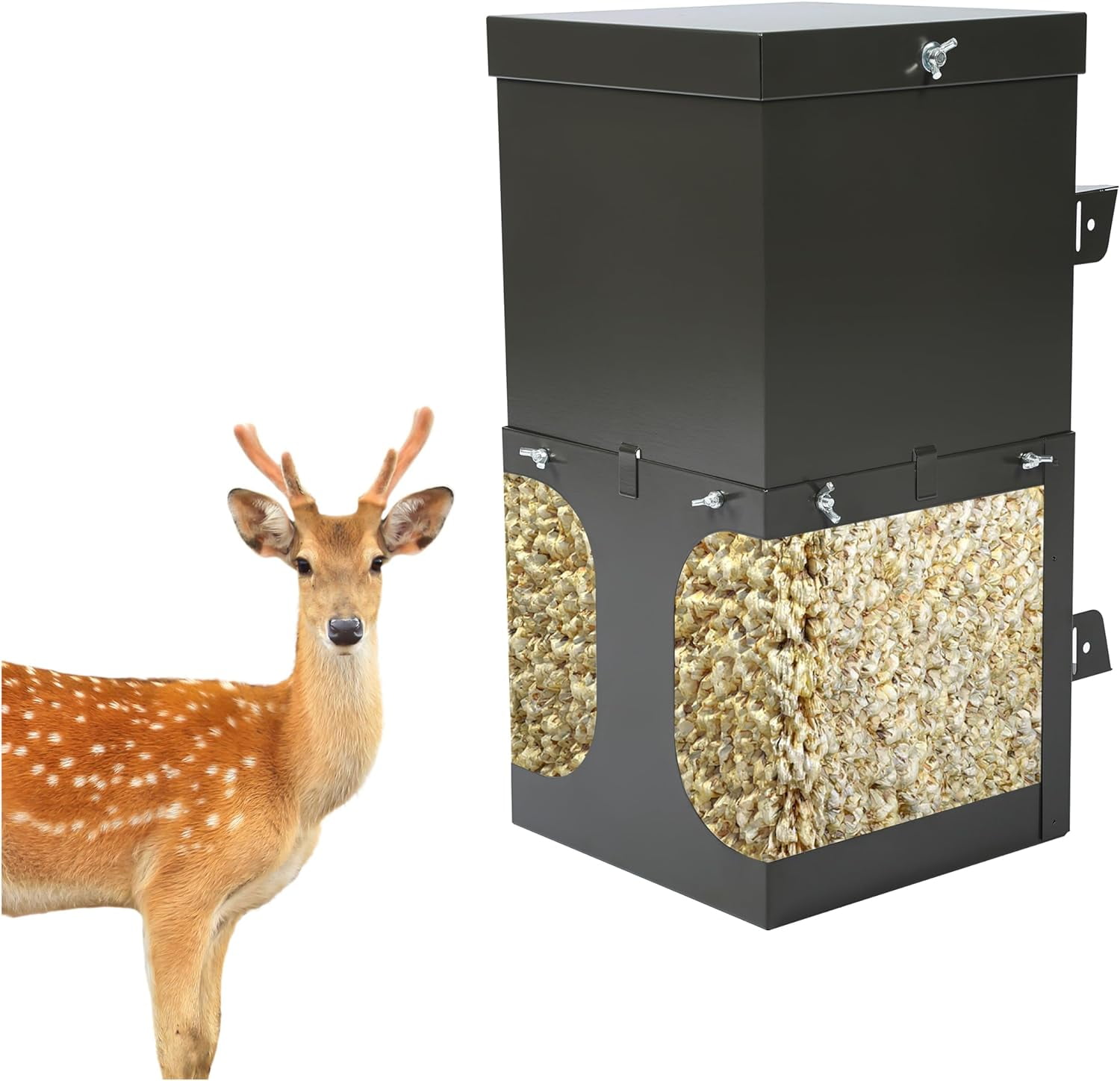 Hanging Block Feeder For Deer Horse Livestock Wildlife And Farm Animal ...