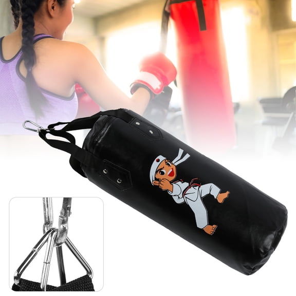 Hanging Boxing Sandbag For Kids Teens, 360 Protection, Durable Construction, Easy Installation