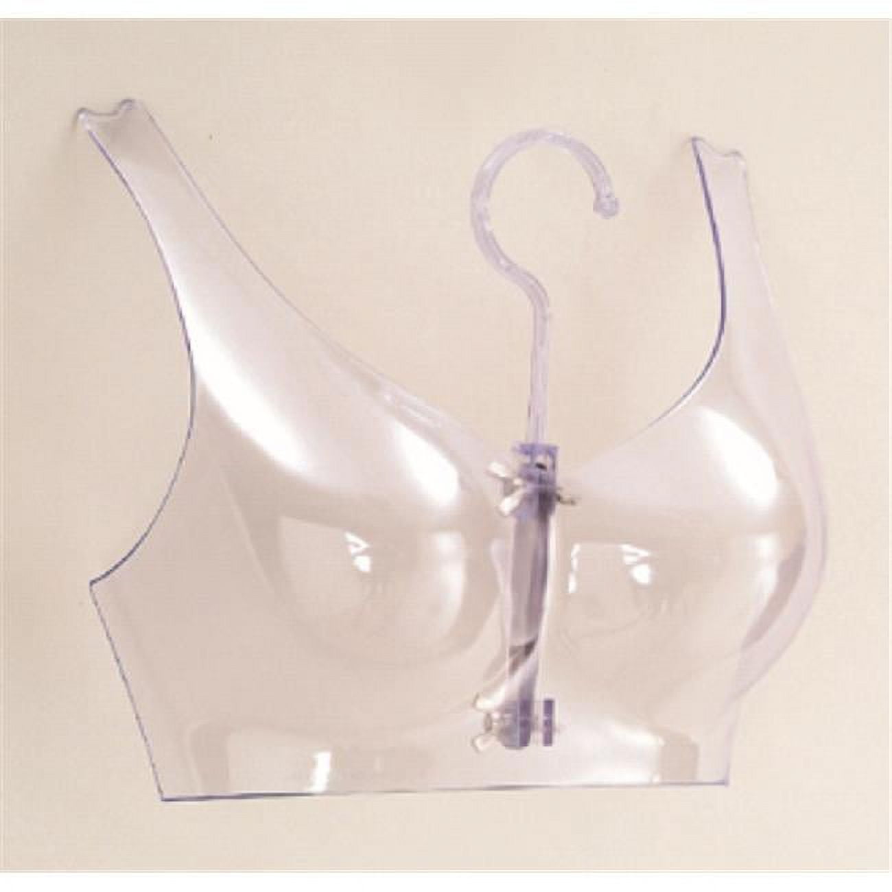 Hanging Bra Form, Clear - Pack of 25 