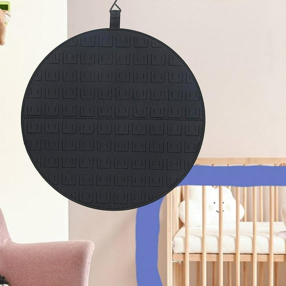 Hanging Brooch Pin Display Organizer Hanging Earrings Storage Collection Stand Black