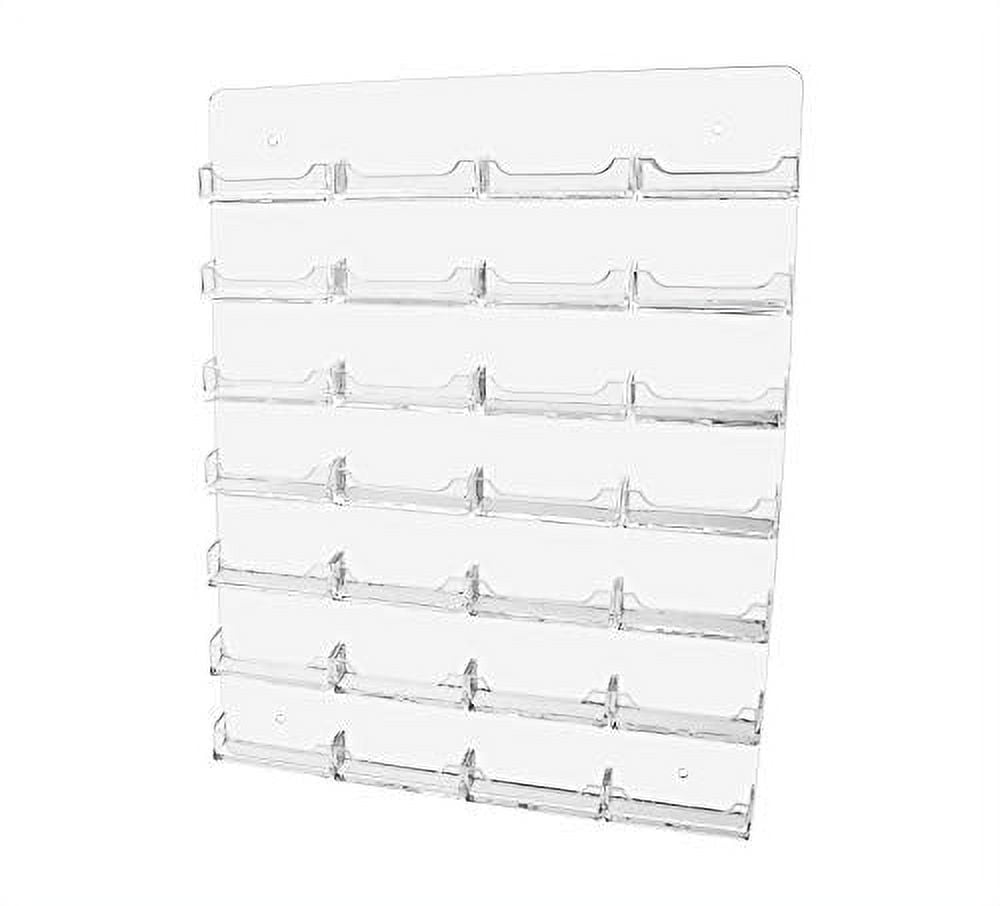 Hanging Business Card Rack 28 Pocket Business Organizer Rack With