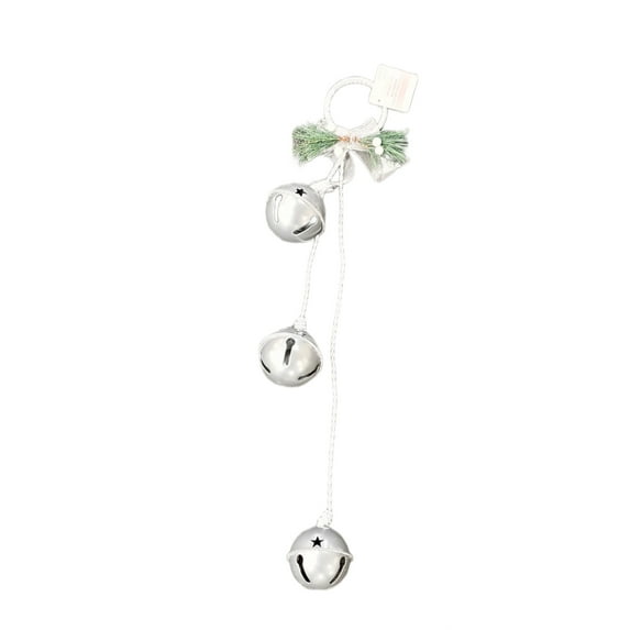 Ashland Silver Hanging Christmas Bells Decor