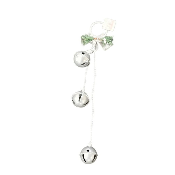 Ashland Silver Hanging Christmas Bells Decor