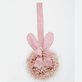 thumbnail image 1 of Hanging Cabinet Door Wreath with Easter Rabbit Ears and Ribbon Easter Bunny Cabinet Wreath Spring Table Decorations Wood Bunnies ornaments for Easter Party Table Home Decor, 1 of 9