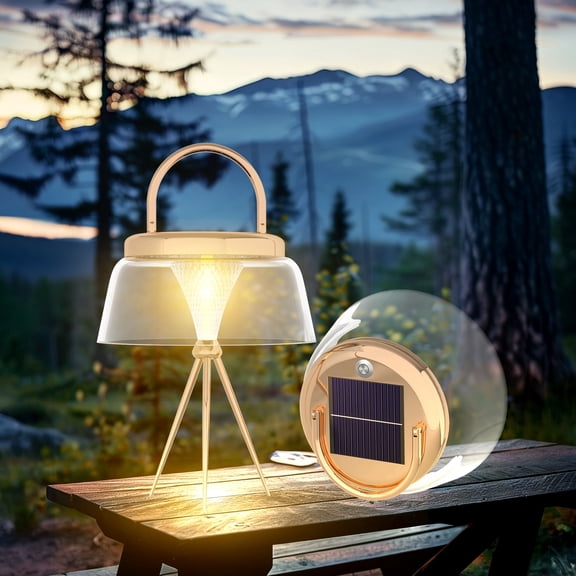 Hanging Portable Camping Light LED Rechargeable , Lantern Waterproof Dining Table Light Outdoor Lamp for Glamping Indoor Outages Car Repair